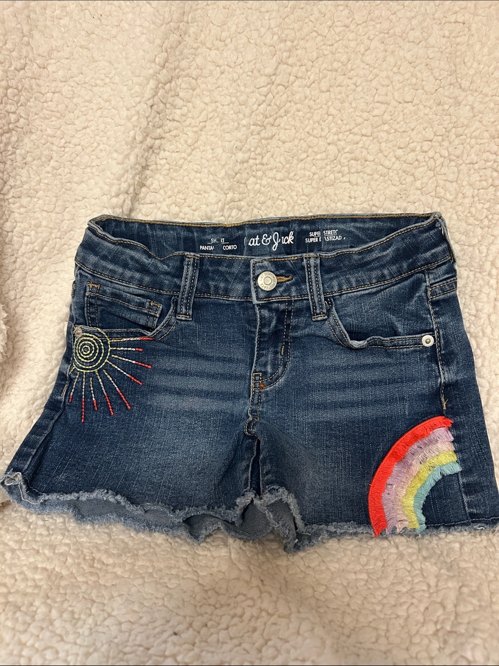 Girl’s Cat & Jack Size 7/8 Denim Shorts